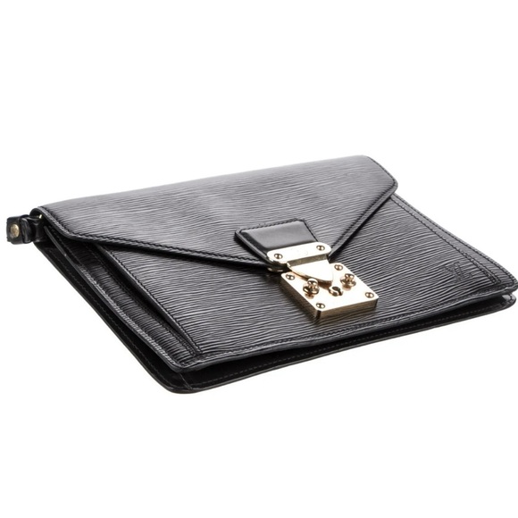 LOUIS VUITTON Epi Pochette Sellier Dragonne with unbranded chain strap NO KEY - Picture 10 of 13